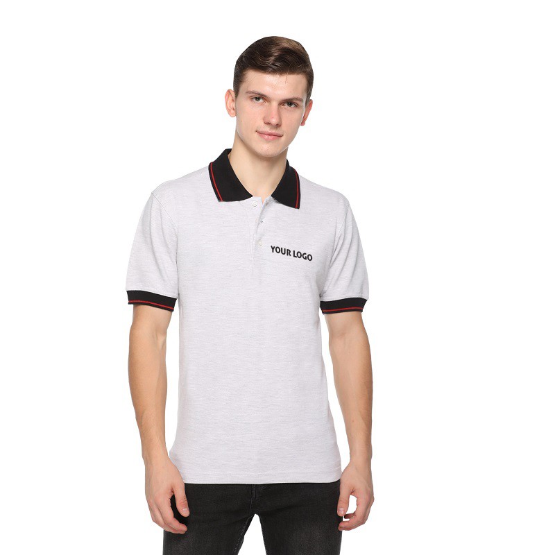 Tipped Premium Polo Neck T-Shirt