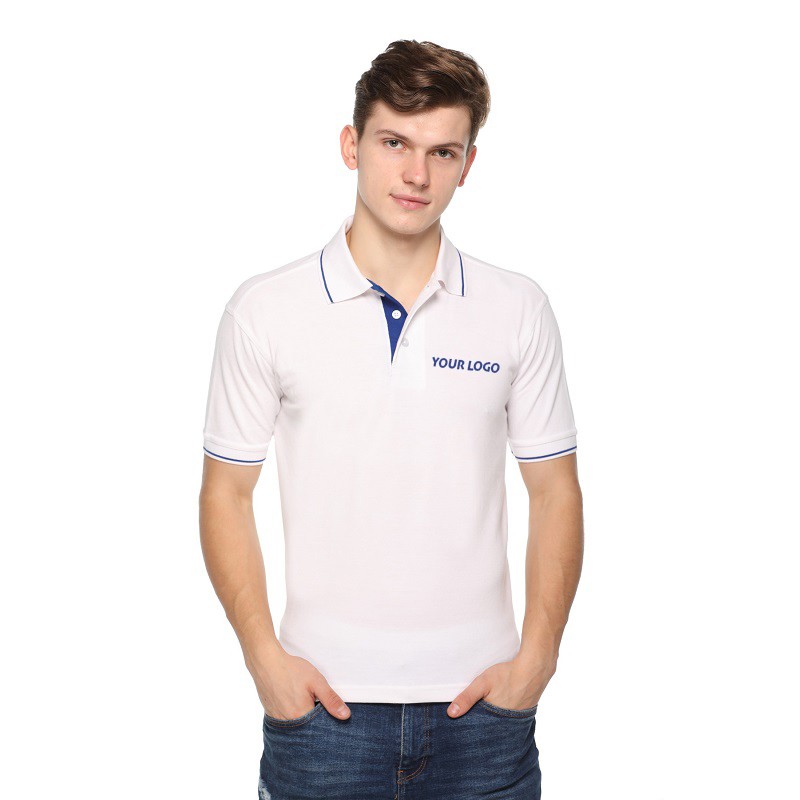 Tipped Premium Polo Neck T-Shirt