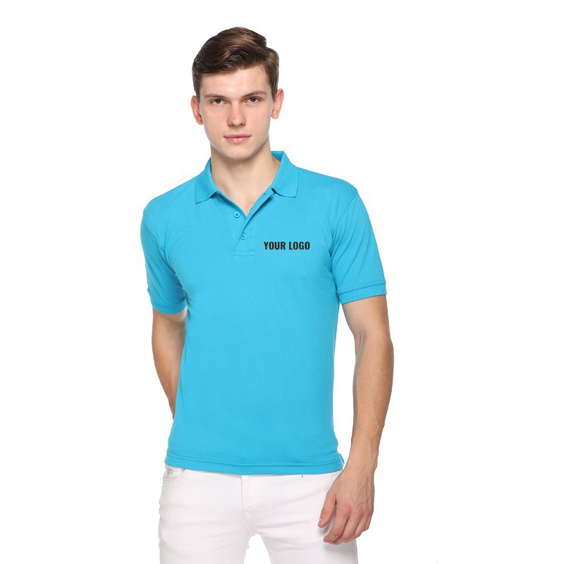 Cotton Polo Neck T-Shirt