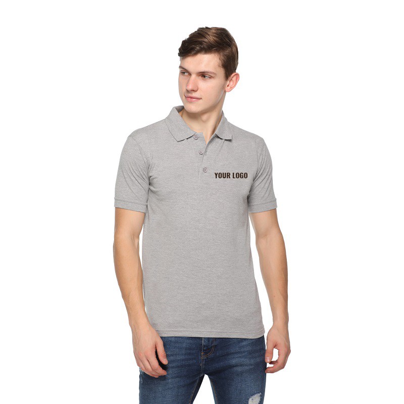 Cotton Polo Neck T-Shirt