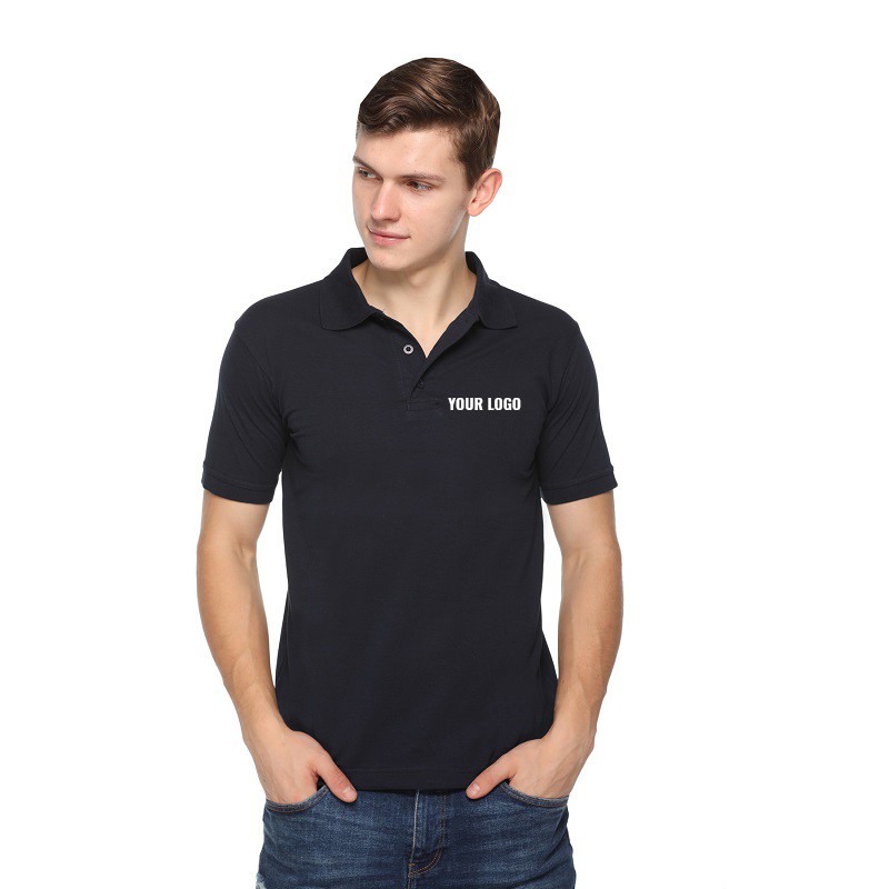 Cotton Polo Neck T-Shirt