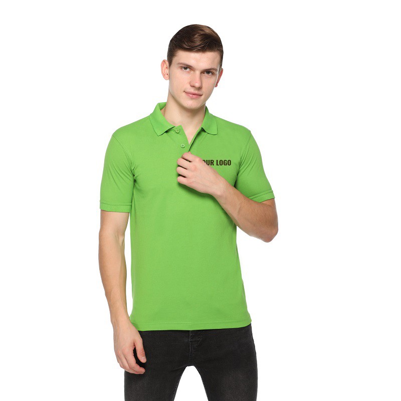 Cotton Polo Neck T-Shirt