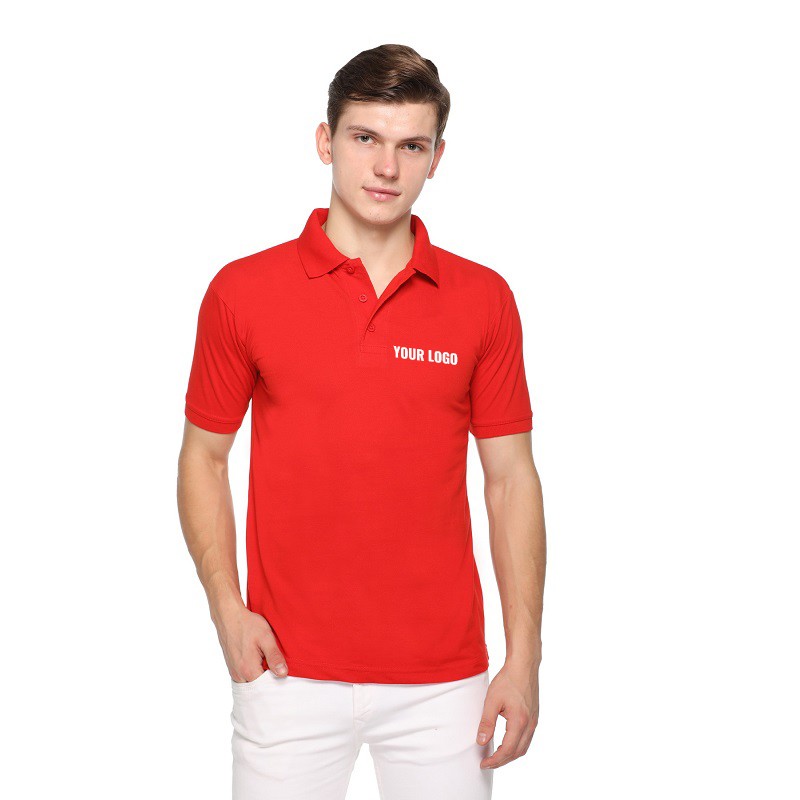 Cotton Polo Neck T-Shirt