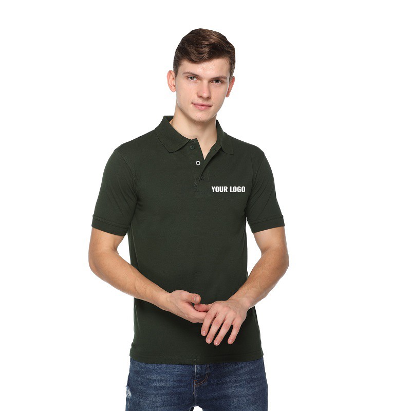 Cotton Polo Neck T-Shirt