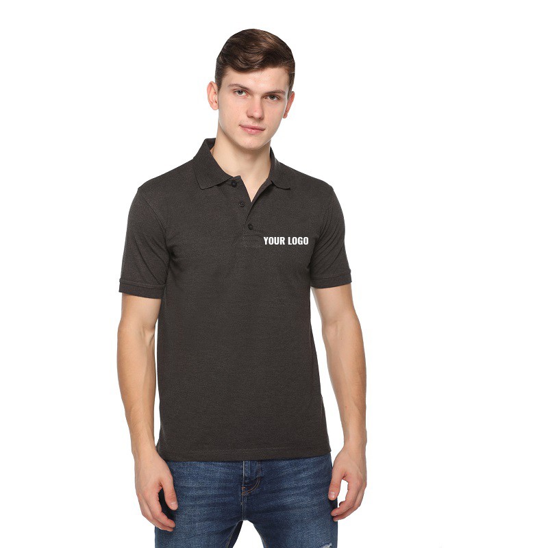 Cotton Polo Neck T-Shirt