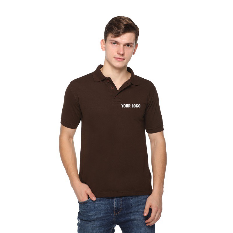 Cotton Polo Neck T-Shirt