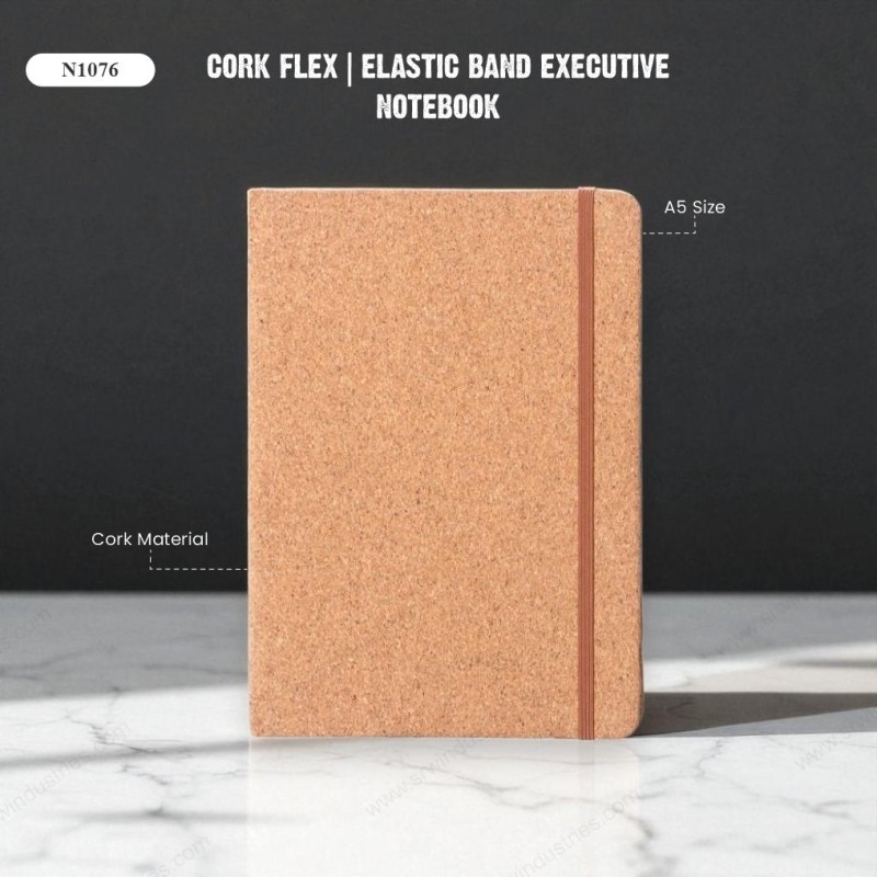 Cork Flex | Elastic Band Executive Notebook