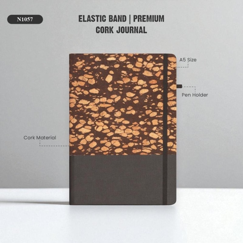 Elastic Band | Premium Cork Journal