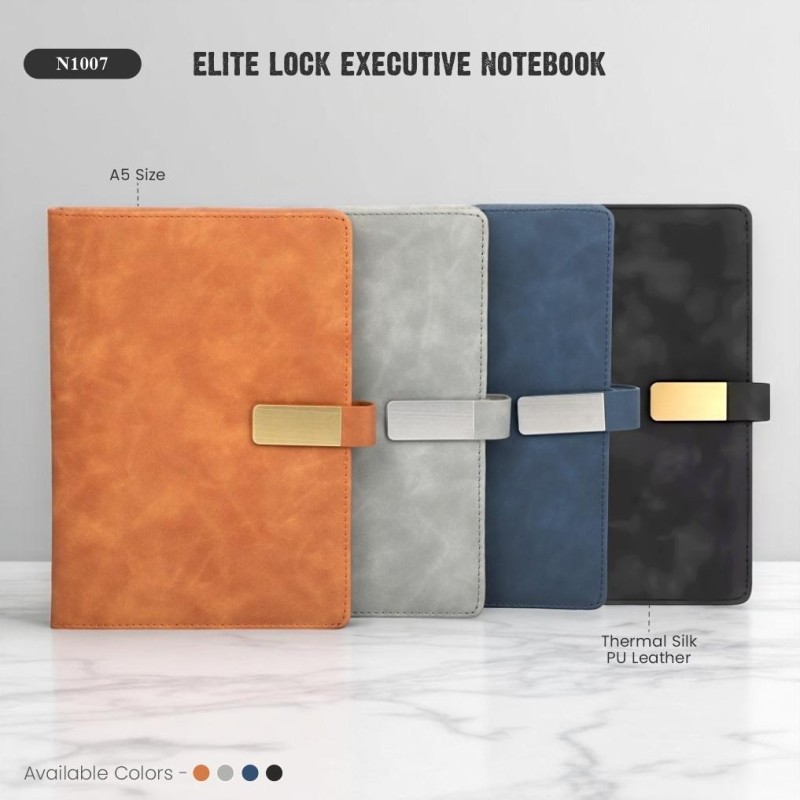Elite Lock Executive Notebook