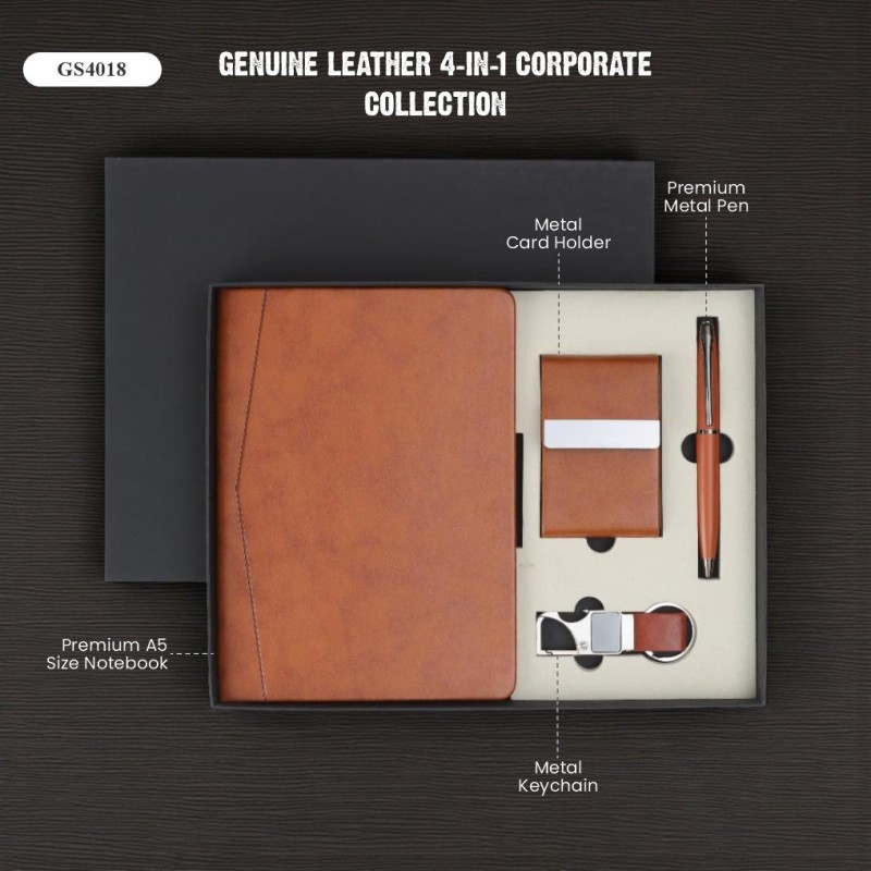 Genuine Leather 4-in-1 Corporate Collection