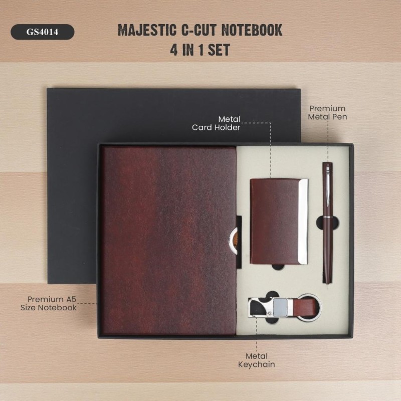 Majestic C- Cut Notebook 4 in 1 Set