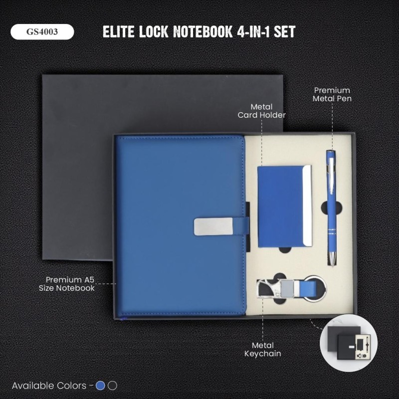 Elite Lock Notebook 4 in 1 Set