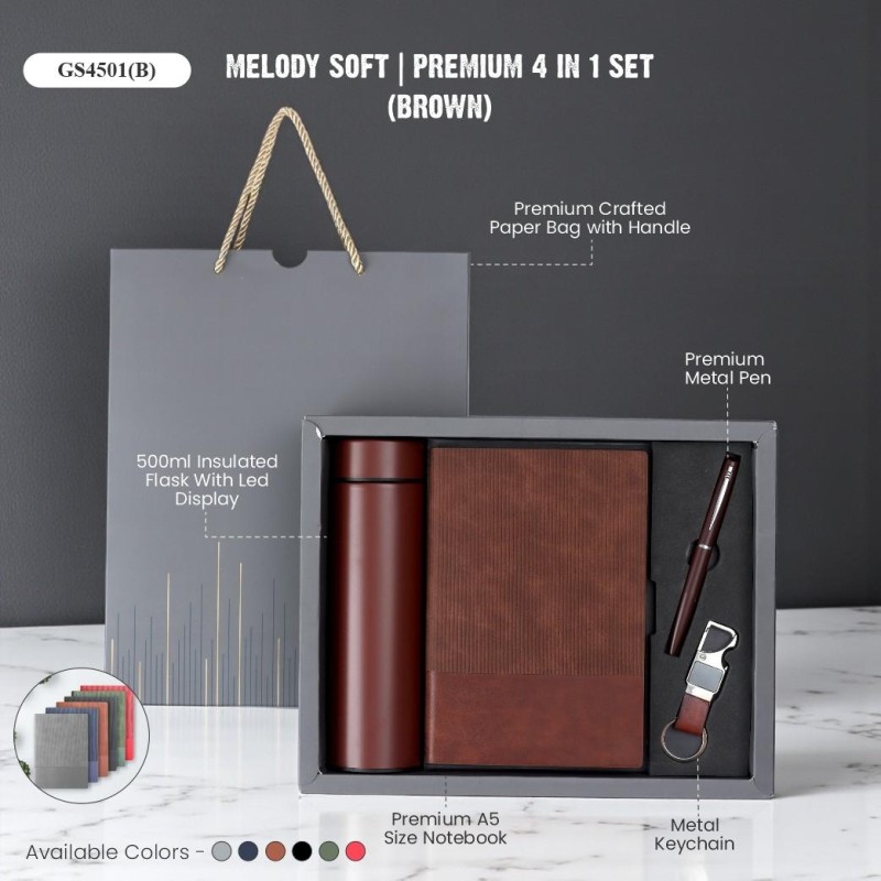 Melody Soft | Premium 4 in 1 Set (Brown)