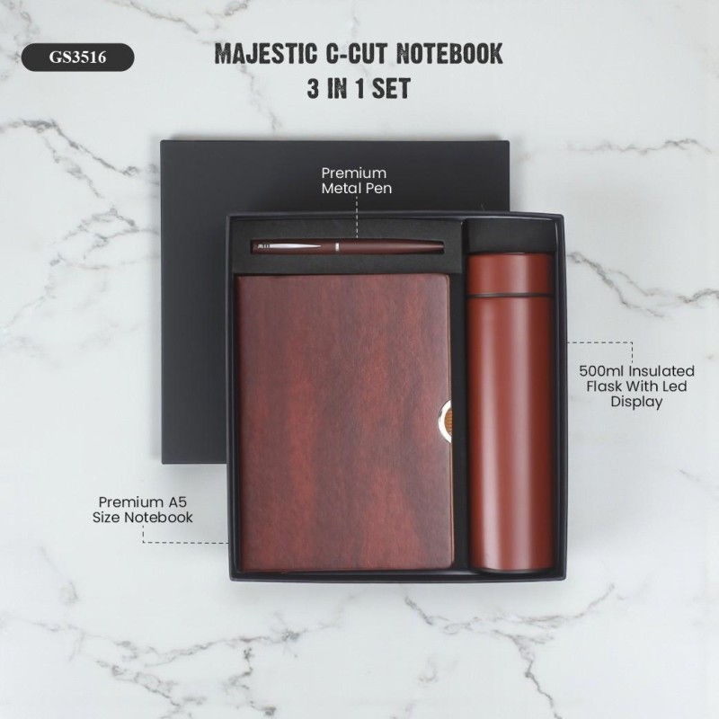 Majestic C-Cut Notebook 3 in 1 Set