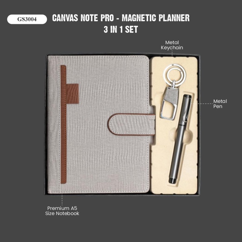Canvas Note Pro – Magnetic Planner 3 in 1 Set