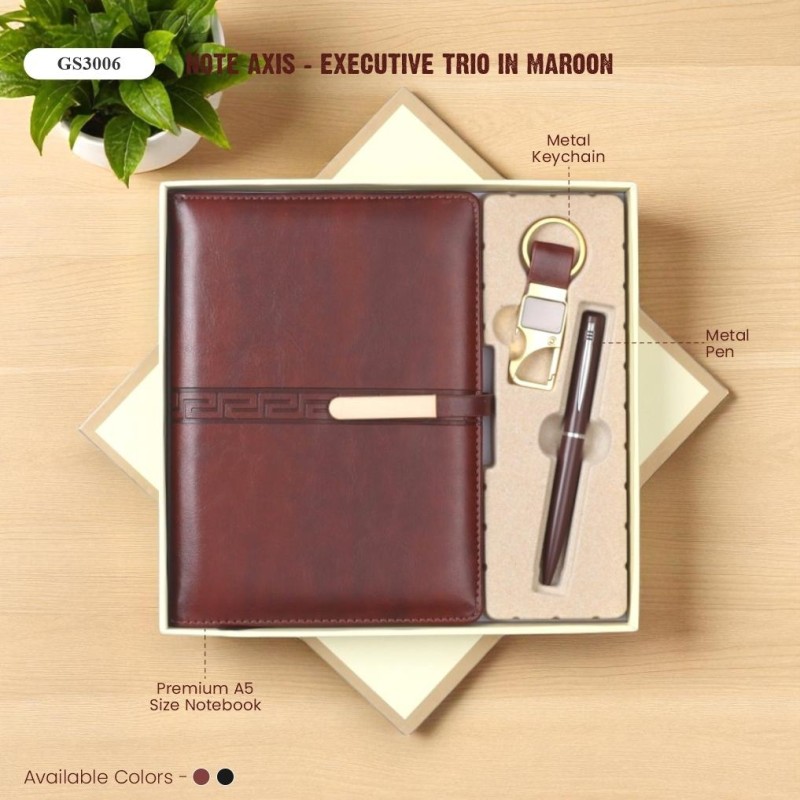 Note Axis – Executive Trio in Maroon