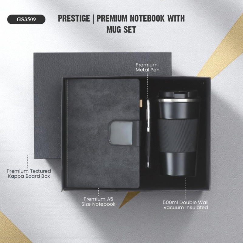 Prestige | Premium Notebook With Mug Set