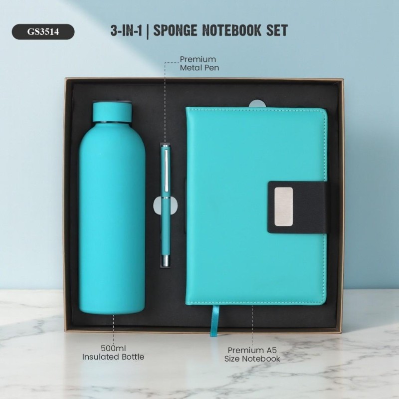 3-in-1 | Sponge Notebook Set
