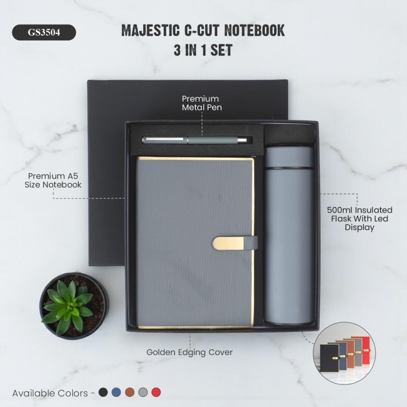 Majestic C-Cut Notebook 3 in 1 Set