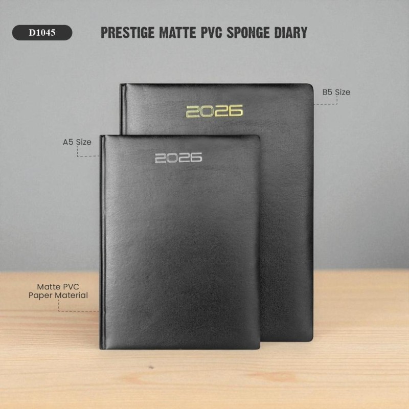 Prestige Matte Pvc Sponge Diary