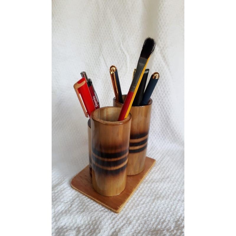 Bamboo Pen Stand